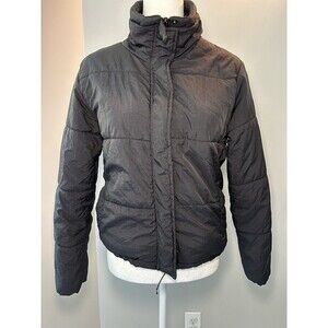 STR Black Quilted Puffer Jacket Size Small